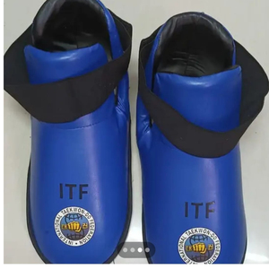 Chaussures de protection rembourrées unisexes pour le Taekwondo ITF avec bandes élastiques ajustables pour le sport - Product Image 5