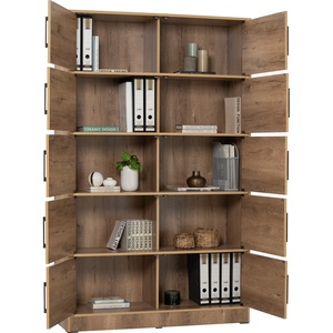 Mueble Organizador Minimalista de Madera con Estantes para Sala de Estar, Dormitorio u Oficina en Casa - Product Image 2