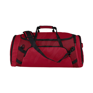 Sac de sport moderne rouge pour adultes, en tissu Oxford durable, avec plusieurs poches et bandoulière - Product Image 1