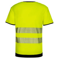 Chemise de sécurité industrielle en polyester haute visibilité OEM pour les travailleurs municipaux, uniforme réfléchissant pour interventions d'urgence, unisexe