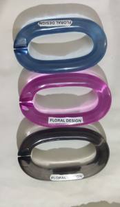 Grands accents muraux décoratifs ronds modernes, décoration de luxe pour la maison avec placage en résine et fer, type boule ronde en plastique acrylique - Product Image 3