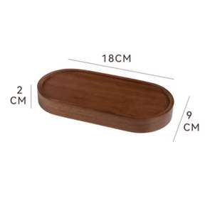 Plateau de service pour le petit-déjeuner en bois d'acacia contemporain avec pieds pliables et finition lisse - Product Image 6