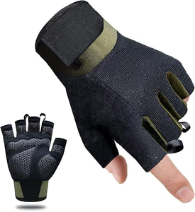 WeightLifting <b>Gloves</b> for Powerlifting Fitness Training Gym Workout Grip Support Durable Exercise <b>Gloves</b> - Product Image 4
