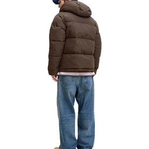 Men’s Thermoball Eco Insulated Quilted Hooded Super Hoodie Puffy Classic Parka Windbreaker Warm Puffer <b>Jacket</b> Durable - Product Image 2