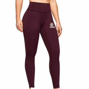 Leggings de yoga pour femmes en Spandex/Nylon, respirants, séchage rapide, légers, longueur intégrale, taille haute élastique, logo personnalisable - Product Image 1