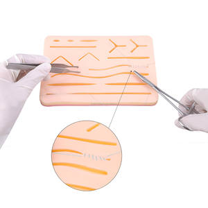 Premium Manual 14-Cut Suturing Practice <b>Pad</b> for Medical/Nursing Students | Durable 7x5 Inch <b>Silicone</b> Skin Training Model CE - Product Image 4