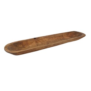 ชามไม้แกะสลักลายชนบท ทำด้วยมือ สำหรับเสิร์ฟอาหาร ตกแต่งบ้าน - Product Image 2