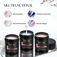 Expédition rapide, gel dur pour ongles 100g, blanc, rose, transparent, gel d'extension pour ongles, vernis à ongles, gel de construction pour ongles pour salon