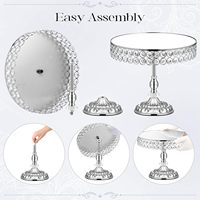 Support à gâteau en métal indien, élégant, moderne, simple et écologique, pour les fêtes, les célébrations, les événements, la décoration de table