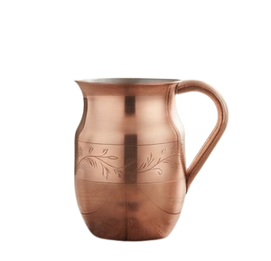 Classic Design Copper Finished Metallic Pitcher Handmade Durable Metal Water <b>Jug</b> for Wine Juice Milk Pitcher-Party Use - Product Image 1