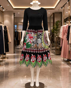 High Quality Skirts Embroidery Women Customized High Quality Pacific Island Wear Micronesian Fabric Embroidery Work Skirts - Product Image 3