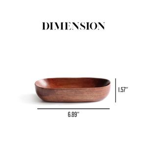 Wholesale Custom Oval Fruit <b>Snack</b> Coffee <b>Plate</b> Wooden Serving Tray for <b>Snack</b> Nut Fruit Wood Serving Tray for Food By UO INDIA - Product Image 6