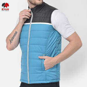 Gilets matelassés Ryan Pro Gear pour hommes, design personnalisé, rembourrage en polyester, tissu confortable avec logo personnalisé, col montant - Product Image 3