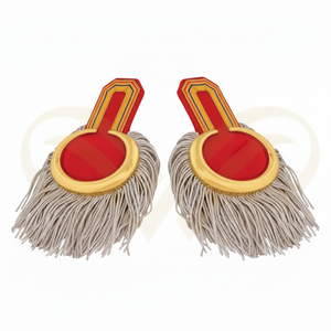 Epaulettes de Flecos de Plata Personalizadas al por Mayor, Accesorios de Uniforme Premium para Ceremonias y Equipamiento de Defensa Personal - Product Image 2