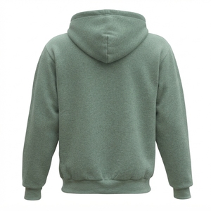 Full <b>Zip</b> Hoodie Soft Fleece Hooded <b>Jacket</b> with Kangaroo Pockets - Product Image 2