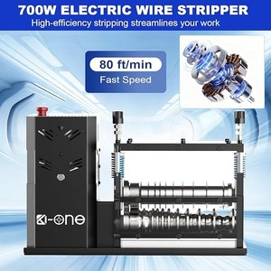 Machine à dénuder les fils, machine à dénuder les fils de cuivre, dénudeurs de fils électriques pour fils de cuivre de 0,06 à 1,6 pouces, 700 W - Product Image 2