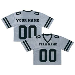 Maillot de football court pour femme, personnalisé par sublimation, respirant, épais, à manches courtes, pour fans de sport - Product Image 2