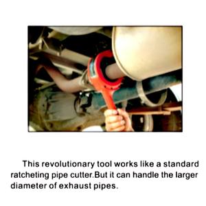 Coupe-tube à cliquet extra large en acier pour tuyau d'échappement 28-68 mm - Product Image 2