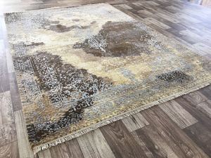 Factory Direct Sales Custom Luxury Design Woolen <b>Hand</b> <b>Tufted</b> Geometric Pattern Extra Thick All-Season Carpet Large Area <b>Rug</b> - Product Image 3