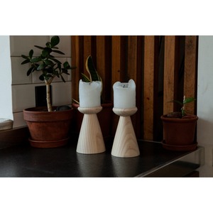 เชิงเทียนไม้ งานแฮนด์เมด ดีไซน์มินิมอล ตกแต่งบ้าน ลายไม้ธรรมชาติ - Product Image 5