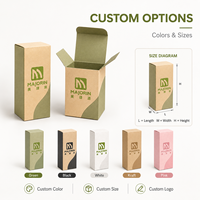 Boîte d'emballage cosmétique en carton pliable écologique avec logo personnalisé, fabriquée en Chine pour les produits de beauté