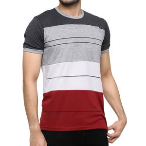 T-shirt streetwear pour homme sur mesure OEM |   Design de bordure latérale unique |   Tissu doux de qualité supérieure |   Ventes en gros de tops à bas prix en vrac - Product Image 6