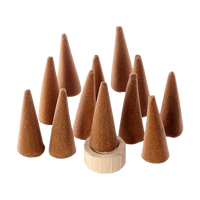 Conos de Incienso Naturales Premium de Colores, Ecológicos y Duraderos, Más de 100 Aromas Indios, Sándalo, Oud, Agarwood, Etiqueta Personalizada, Precio de Fábrica