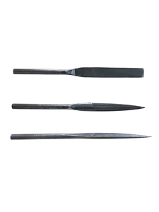FACTORY PRICE Set 3 Types 200mm 7mm Thickness Triangle Jewelry Repair <b>Tools</b> Precision Metal Needle Files Smooth Cut Tapered DIY - Product Image 2