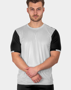 Camiseta de Fútbol para Hombre 2026, Blanca y Negra, Manga Corta, Cuello Redondo, Poliéster que Absorbe la Humedad, Ajuste Atlético, para Todas las Temporadas, Impresión Sublimada - Product Image 3