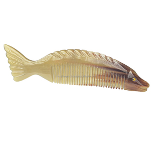 Nouveau peigne en corne de buffle avec différentes tailles et couleurs Peigne à cheveux en poils Corne de poche Brosse à barbe Peigne et corne de vache par RF Crafts - Product Image 3