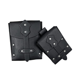 Ceintures de guerrier en cuir pleine fleur, design 2026, style médiéval viking, pochettes personnalisées, commande en gros - Product Image 4
