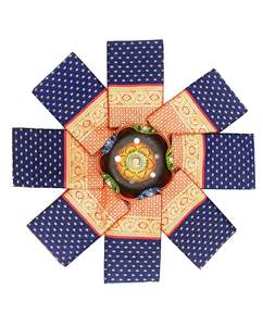 Soft Banarasi Plain Body Big Border Seda Saree Con Blusa - Product Image 5