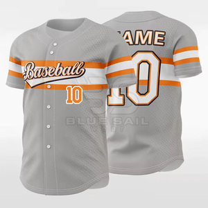 Top Selling 2025 Short Sleeve <b>Baseball</b> Jersey Front Logo Custom Team Names/Numbers 100% Polyester Breathable Unisex Sports Wear - Product Image 6