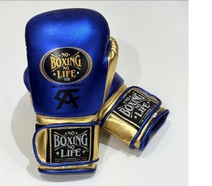 ถุงมือชกมวยหนังวัวแท้แบบเต็มนิ้ว น้ำหนักเบา ระบายอากาศได้ดี ยี่ห้อ Customized No Boxing No Life Canelo พร้อมสายรัดแบบ Hook and Loop - Product Image 3