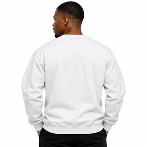 Phi Beta Sigma <b>White</b> <b>Men</b>’s Crewneck <b>Sweatshirt</b> Property Of 1914 Collegiate Greek Letter Design Long Sleeve Fraternity Fleece - Product Image 2