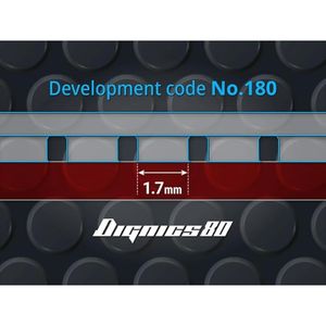 SOLDE sur le caoutchouc de tennis de table Dignics 80 06050 Japon : Haute Tension, Équilibre, Spin, Vitesse, Performance Polyvalente - Product Image 3