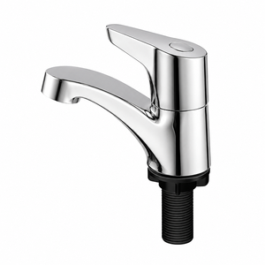 KSN Vietnam KSLA-10CNXIC Chrome Finish Cold Water Basin Faucet Single Handle Bathroom Sink <b>Tap</b> Modern Wash Basin Faucet - Product Image 4