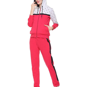 Ensemble de survêtement personnalisé pour femme, col rond, coupe ajustée, style minimaliste, en molleton uni, avec pantalon de jogging et sweat-shirt, vente en gros - Product Image 4