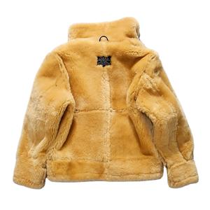 Chaqueta de Cuero Genuino Unisex de Primera Calidad, Chaqueta de Piel de Oveja con Forro de Borrego, Chaqueta Bomber de Invierno Personalizada al por Mayor OEM - Product Image 3