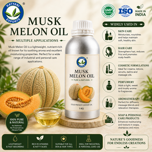 Huile de graines de melon pure OEM sous marque privée, huile végétale naturelle pour cosmétiques, aromathérapie et marques de soins personnels - Katyani Exports - Product Image 6