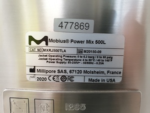 Mélangeur à usage unique Merck Mobius Power Mix 2020 Cap. 500 L - VP.043.LZ - Product Image 3