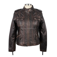 Blouson Bomber en Cuir de Vachette Marron 100% Original OEM 2025 pour Femme – Haute Qualité, Respirant, Fermeture Éclair, Faible MOQ, Chauffant pour l'Hiver
