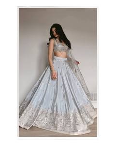 Indian Ethnic Designer Sequins Work Partywear Lehenga Choli for <b>Wedding</b> Party and Festive Functions for Women Trendy Outfit - Product Image 1