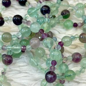Handmade Natural <b>Rainbow</b> Fluorite <b>Bracelet</b> Natural Healing Crystal Beaded <b>Bracelet</b> For Women Men Fashion Jewelry Gift Wholesale - Product Image 4
