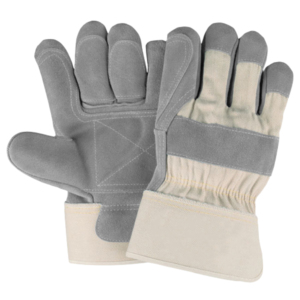 Guantes de Trabajo Reforzados de Cuero Vacuno de Primera Calidad, Resistentes, para Construcción y Seguridad, Marca Canadian Rigger, de Pakistán - Product Image 1