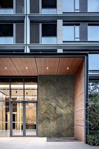 Fabricant de placages de pierre naturelle mince et flexible en Inde, placage de pierre d'ardoise verte océanique décorative, 1-3 mm, en forme de bloc - Product Image 6