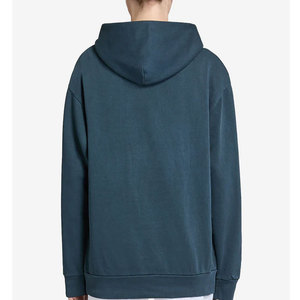 เสื้อฮู้ดโอเวอร์ไซส์แบบยูนิเซ็กซ์ สีพื้น ผ้าฝ้ายเฟรนช์เทอร์รี่ ดีไซน์มินิมอล มีกระเป๋าหน้า เหมาะสำหรับใส่ในฤดูใบไม้ร่วง - Product Image 2
