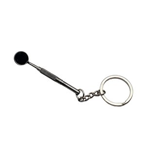 Custom Logo Dental <b>Mirror</b> Keychain Stainless Steel Gift Key Rings for <b>Dentist</b> Students Stylish Novelty Mouth <b>Mirror</b> Gift - Product Image 2