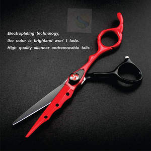 Tijeras de Entresacar de Acero Inoxidable, Afiladas como Cuchillas, para Diestros, Tijeras de Barbero EliteEdge 4Cr13 Profesionales - Product Image 6