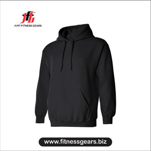 Sweat-shirt à capuche pour homme Just Fitness Gears, coupe classique, en tissu French Terry, décontracté, pour l'automne, avec poche - Product Image 2